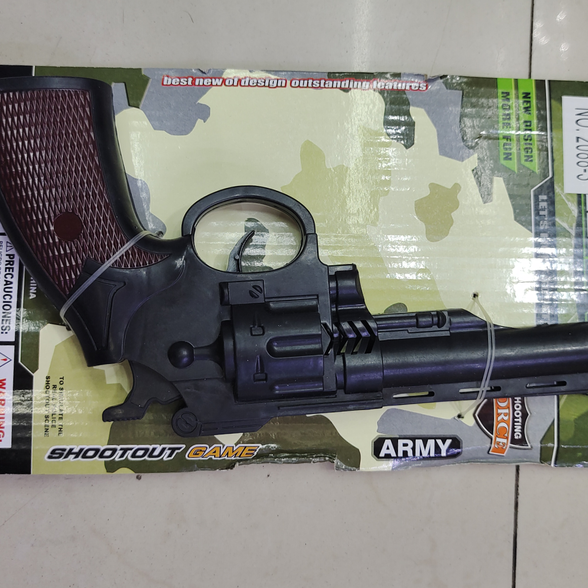Estilo clásico tarjeta de atadura para niños juguetes traje de policía pistola de juguete individual al por mayor 234
