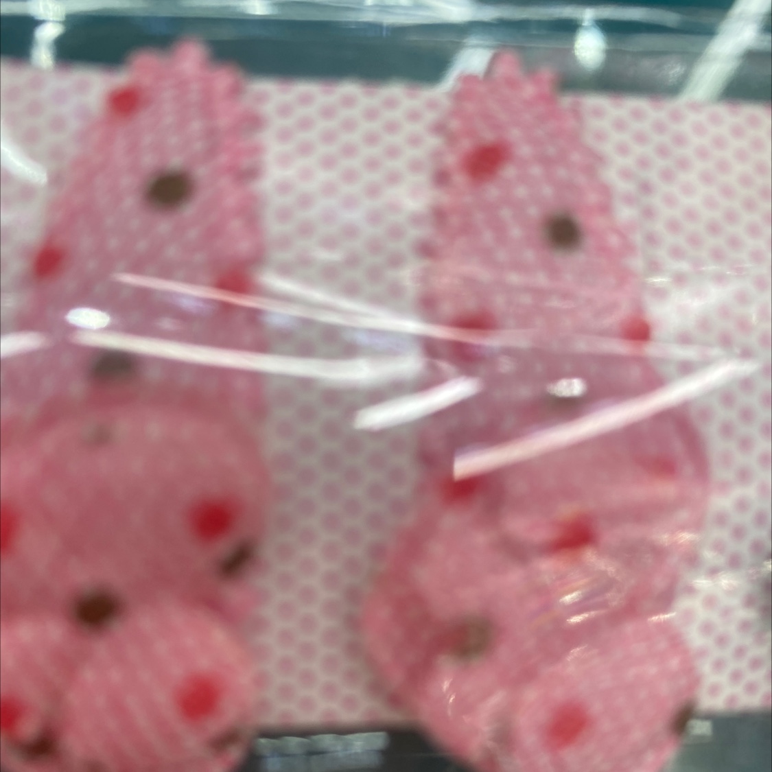 爱心圆点粉色布夹