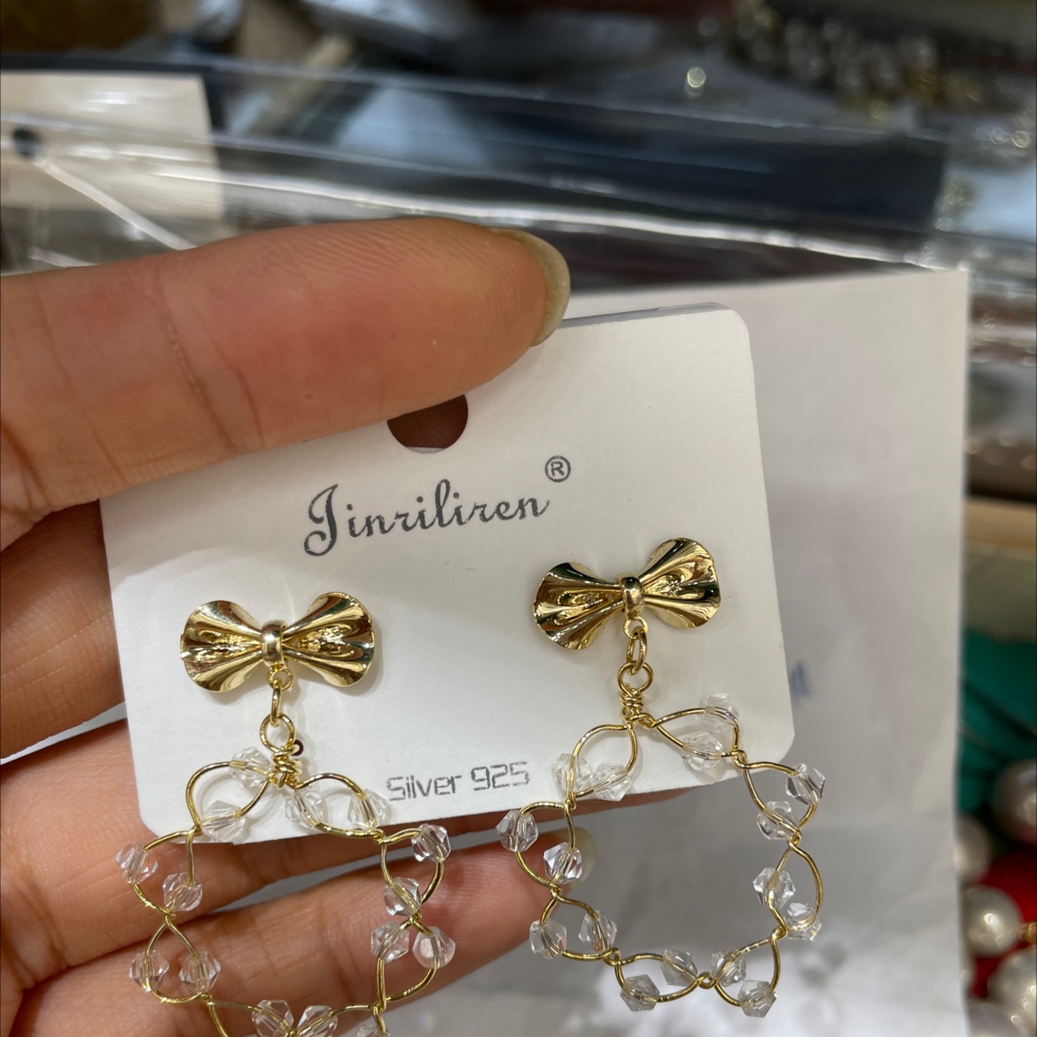 Today Beauty Korean crystal earrings design style fashion