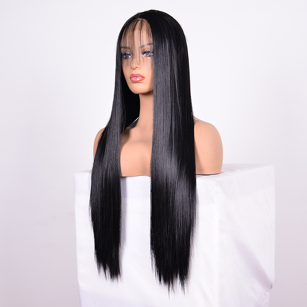 Ladies' long straight wig 111
