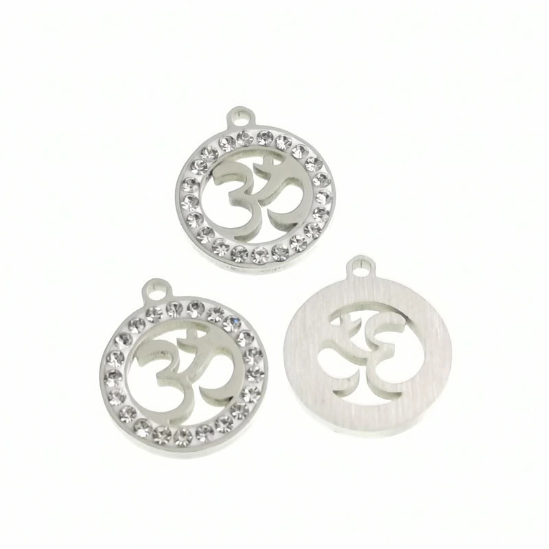 Yoga pendant Stainless steel military brand jewelry accessories Amazon explosive jewelry fast sell a hair necklace