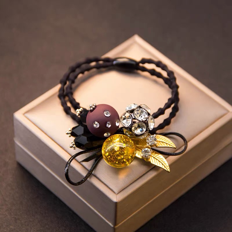 Summer Hair Band 2021 New ponytail style trendy hair tie rubber band Summer Hair band for women