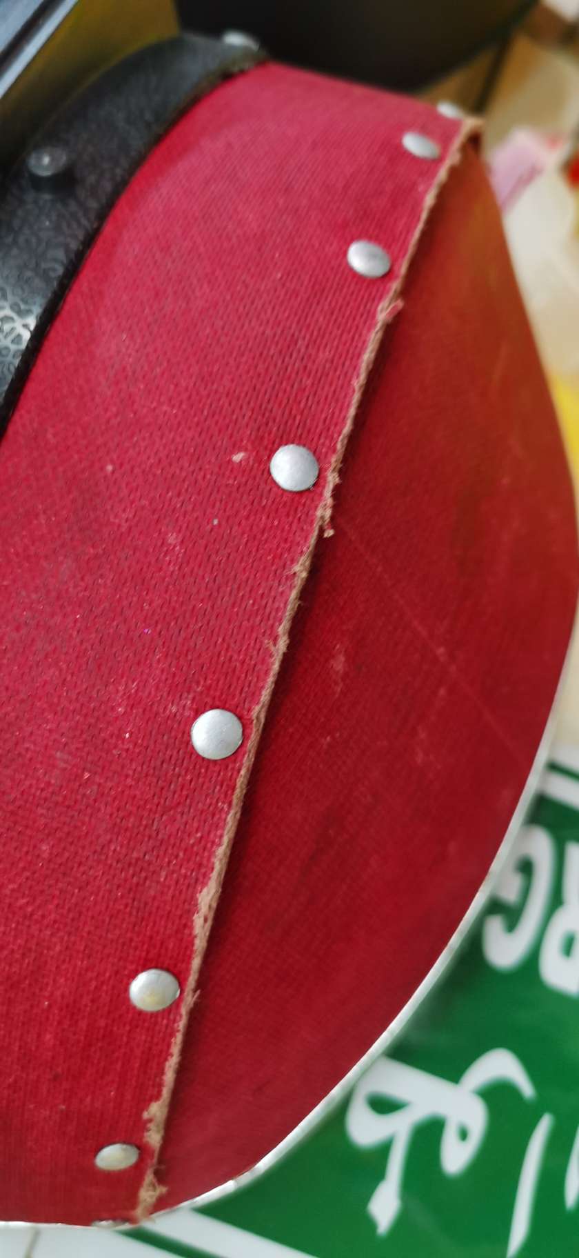 红皮电焊面罩 面屏 手持电焊面罩详情4