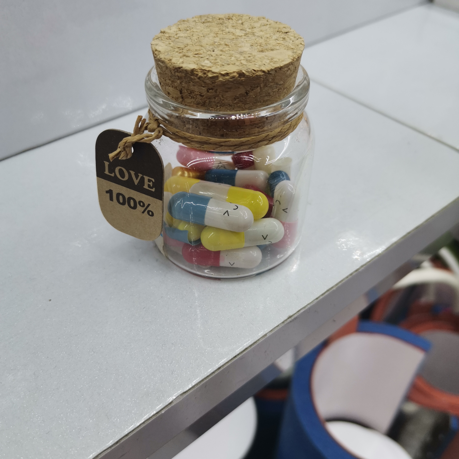 2174开心小丸子许愿瓶玻璃瓶漂流瓶礼品475033