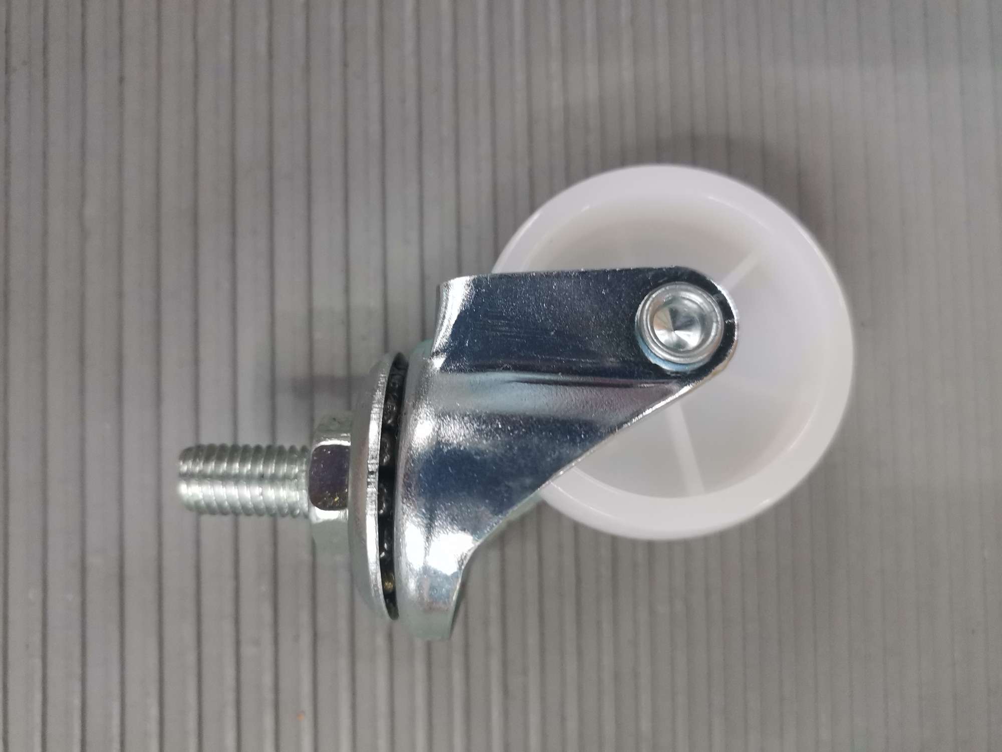 1.5-inch white PP wheel lead screw movable lightweight casters Specification image