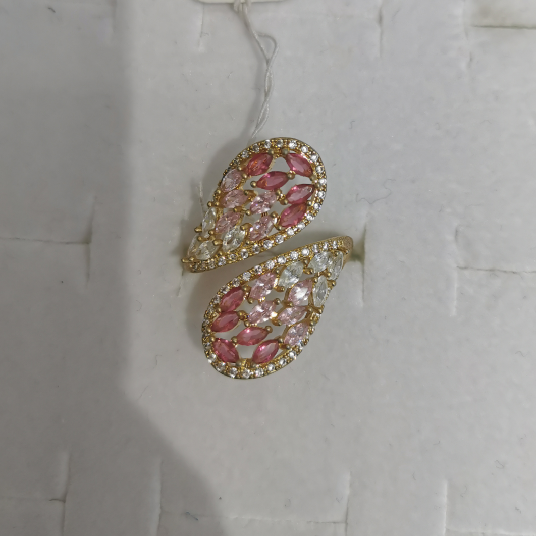Pink gradient big ring