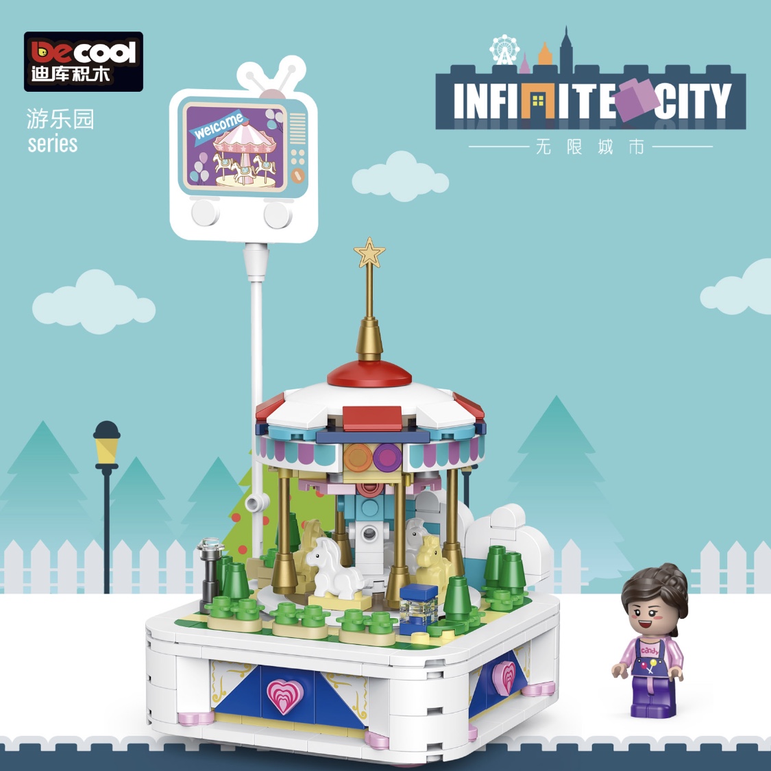 77104 Amusement Park Carousel thumbnail