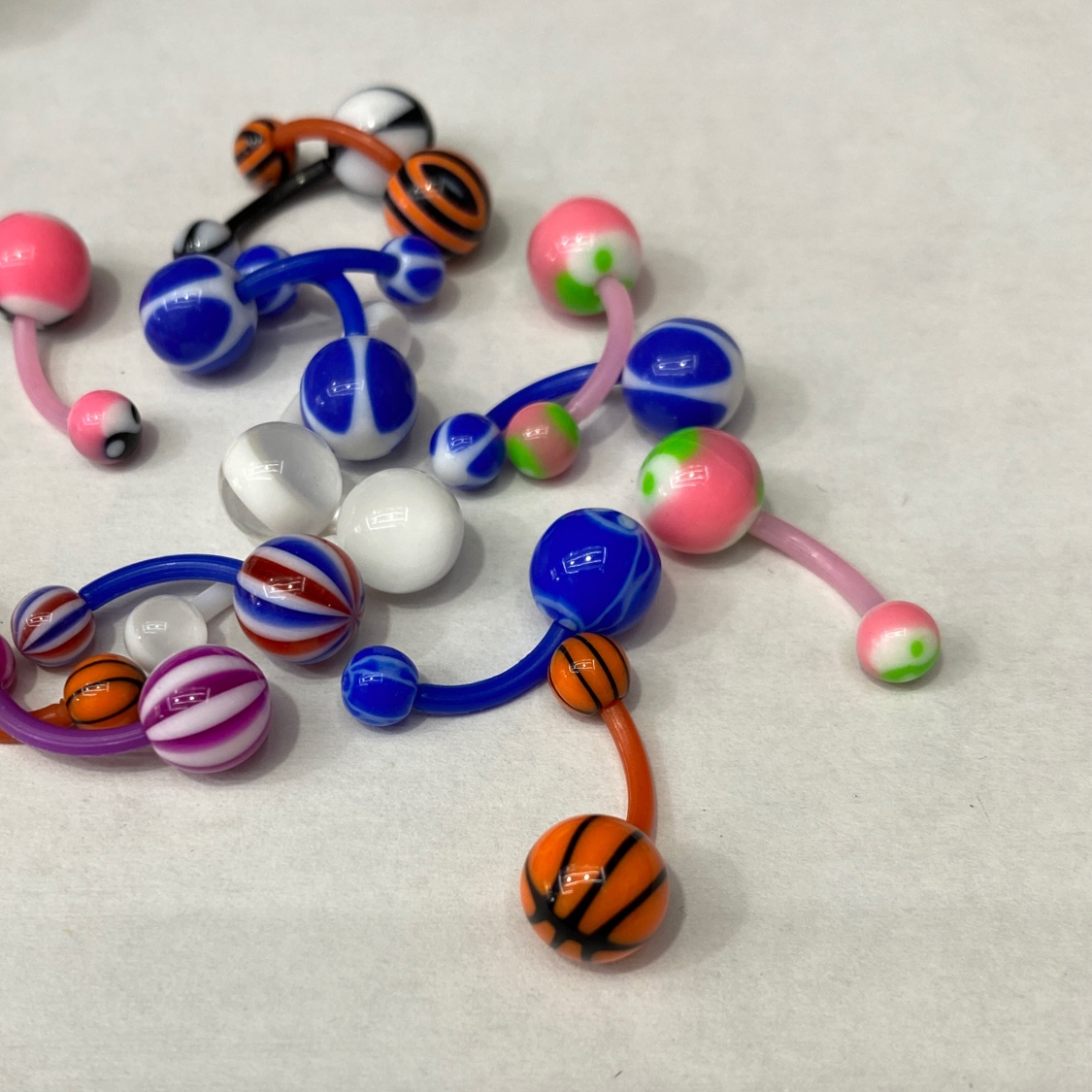 2021穿刺饰品新款潮流气质时尚亚克力肚脐钉饰品产品图