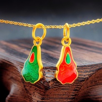 Water drops oil pendant