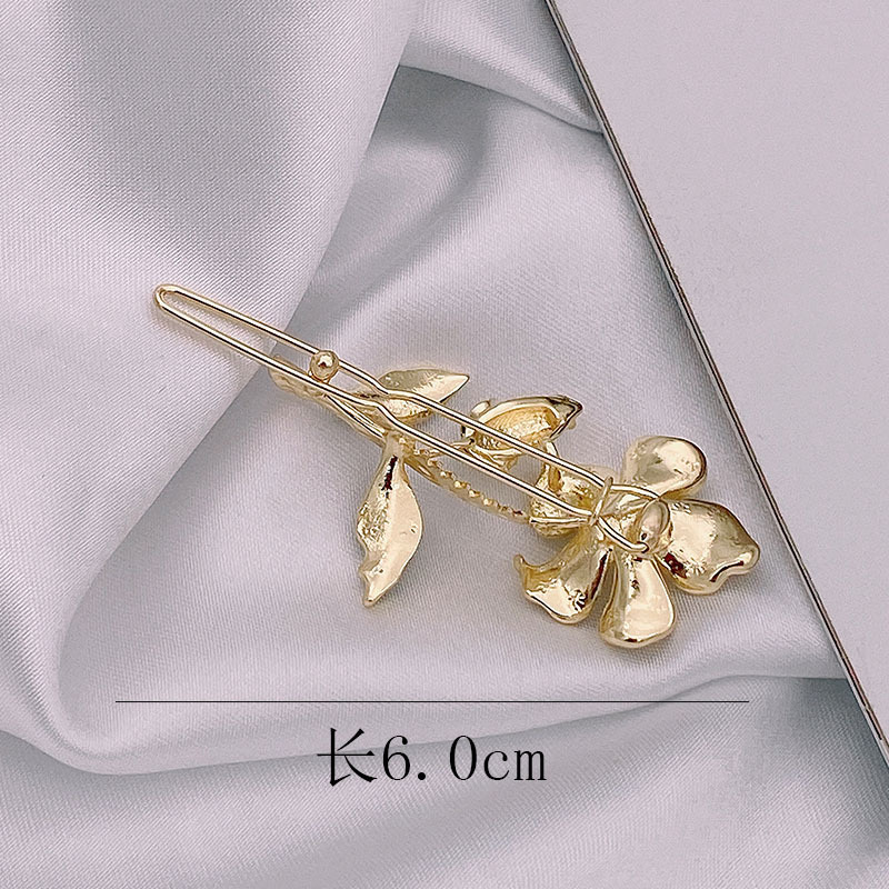 2021 New style hair accessories, oil-dripping hair clips, Korean-style side clips, flower hair clips, Korean-style clips, headwear, Japanese and Korean Application Scenario