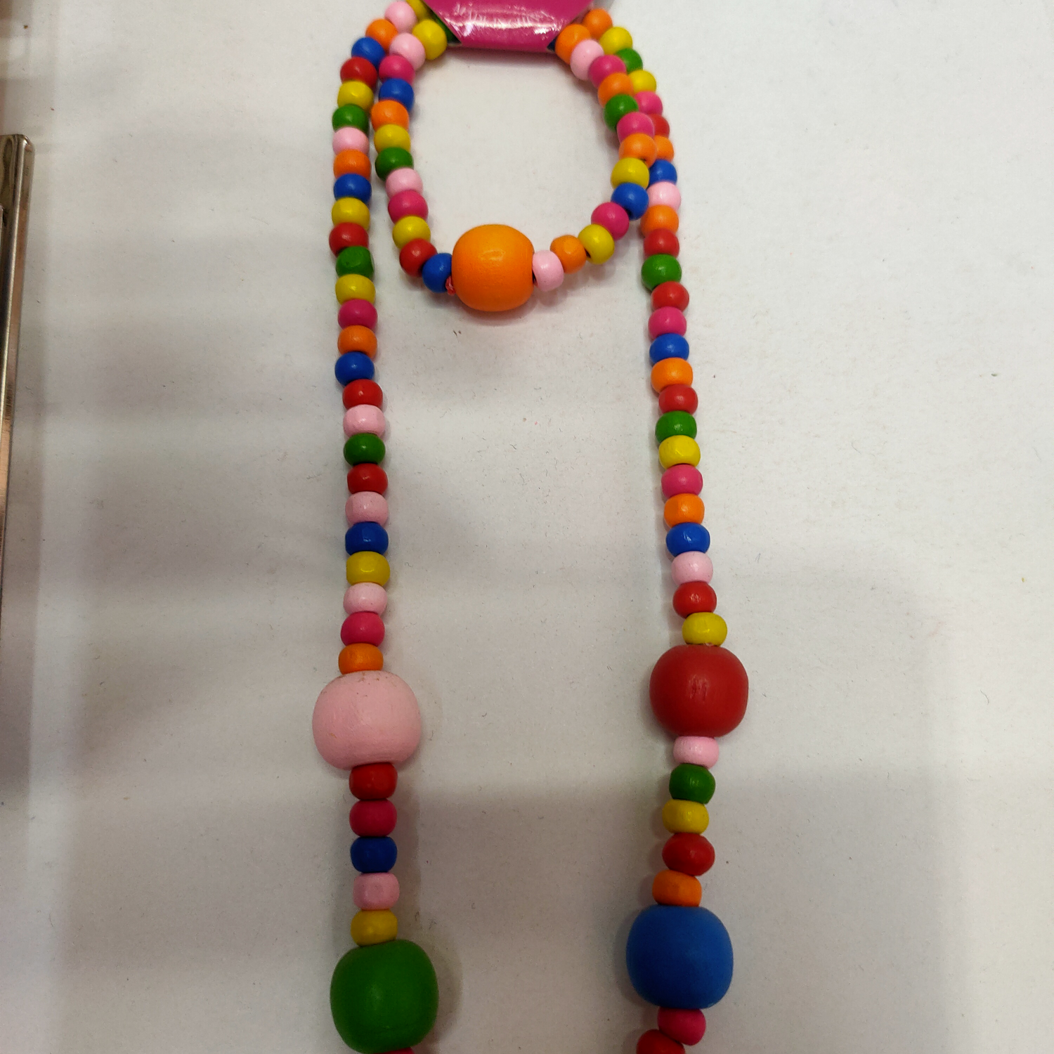 Manufacturers direct sales of wooden children chain set 14 mm round beads