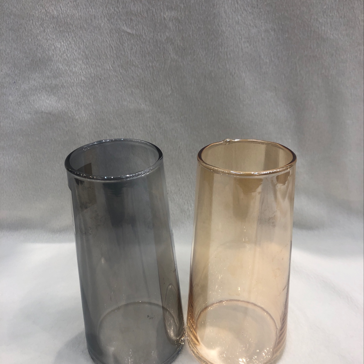 Delicate flower vase glass plug-in vase office home decoration thumbnail