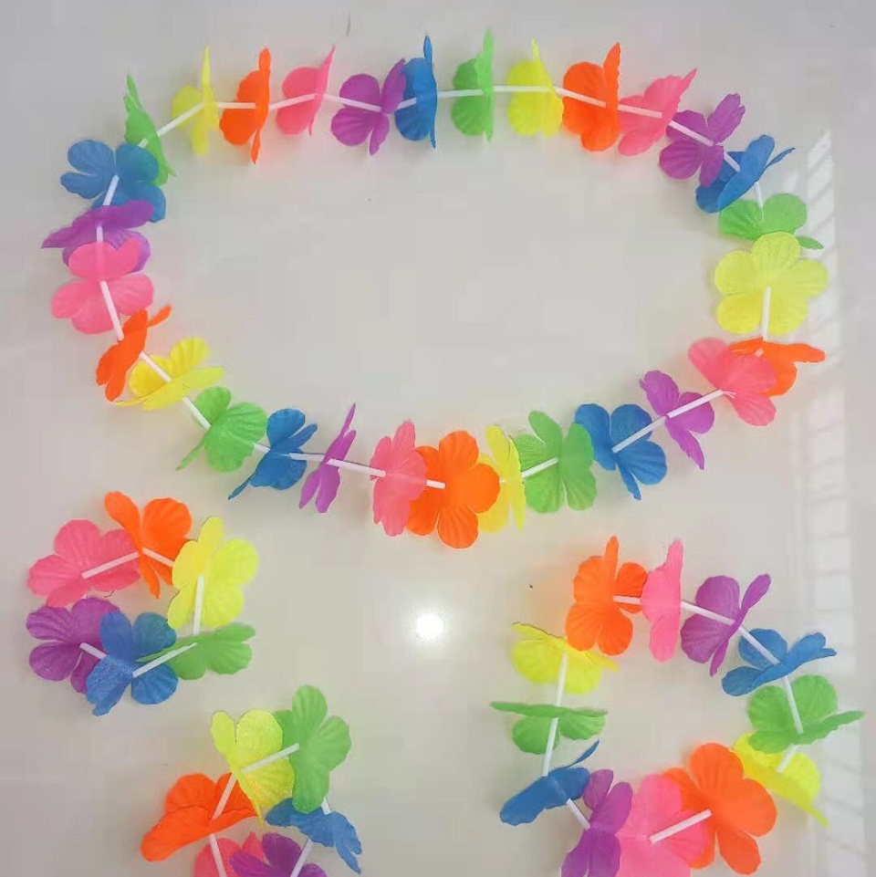 太阳花荧光六彩花环套装