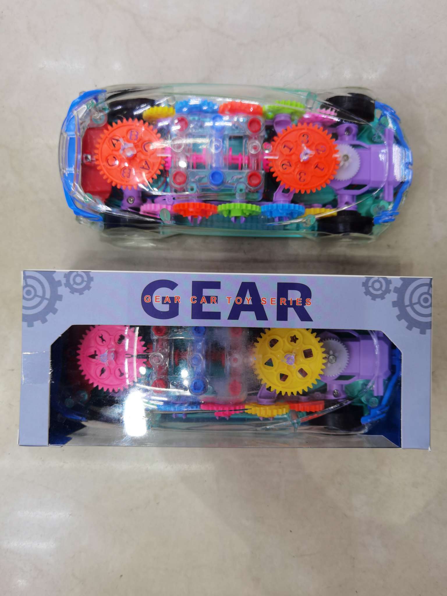 Transparent light car Specification image