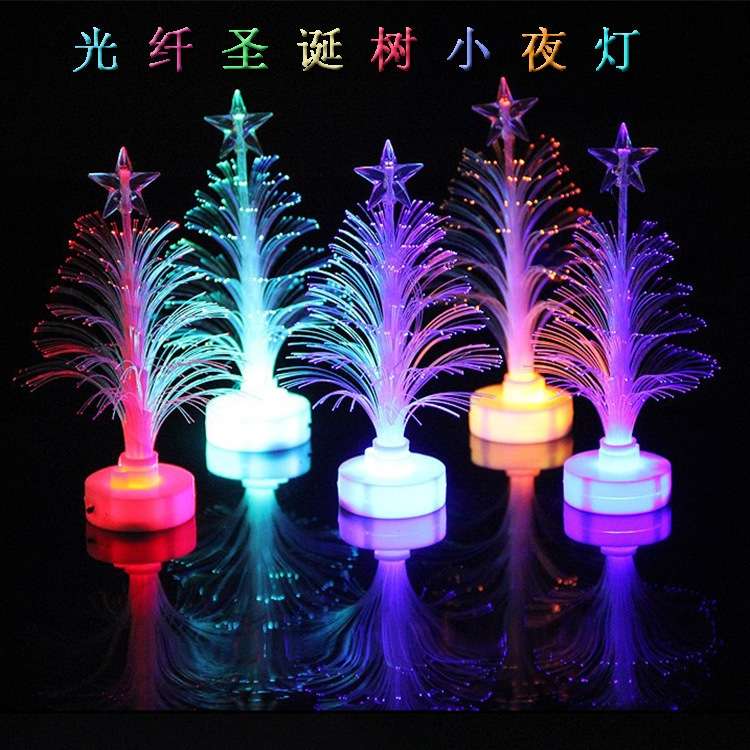 Christmas decoration props: Colorful glowing Christmas tree, new Christmas glowing mall event, small gifts for attracting customers, optical fiber Christmas tree decorations, direct sales of optical fiber pic 3