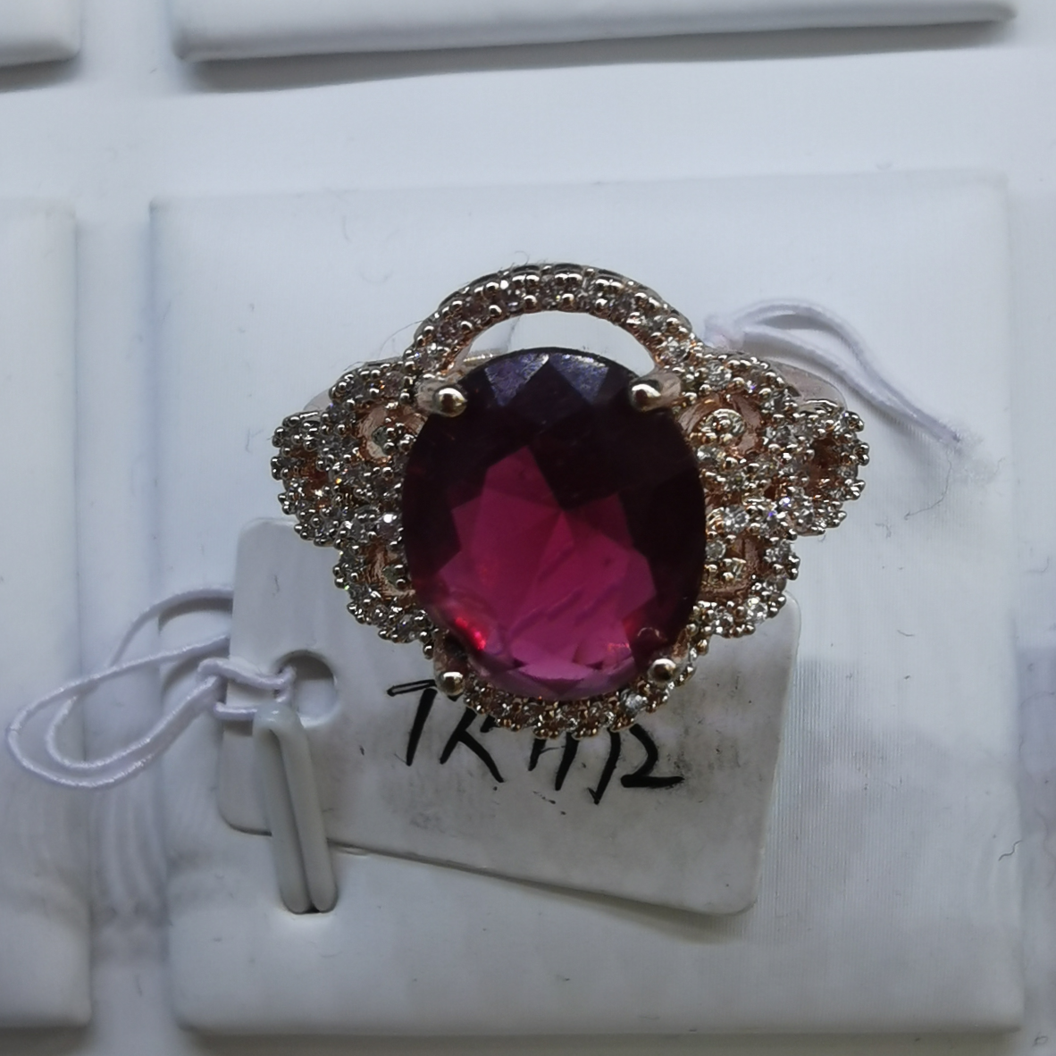 Red jewelry rings are exploding