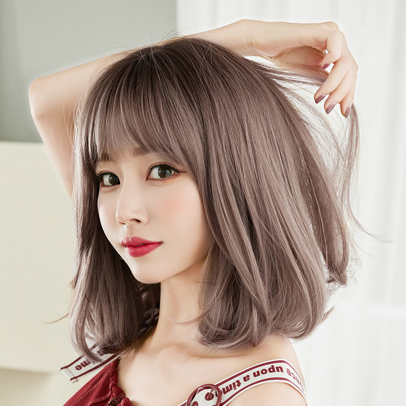 Short hair wig for ladies 1