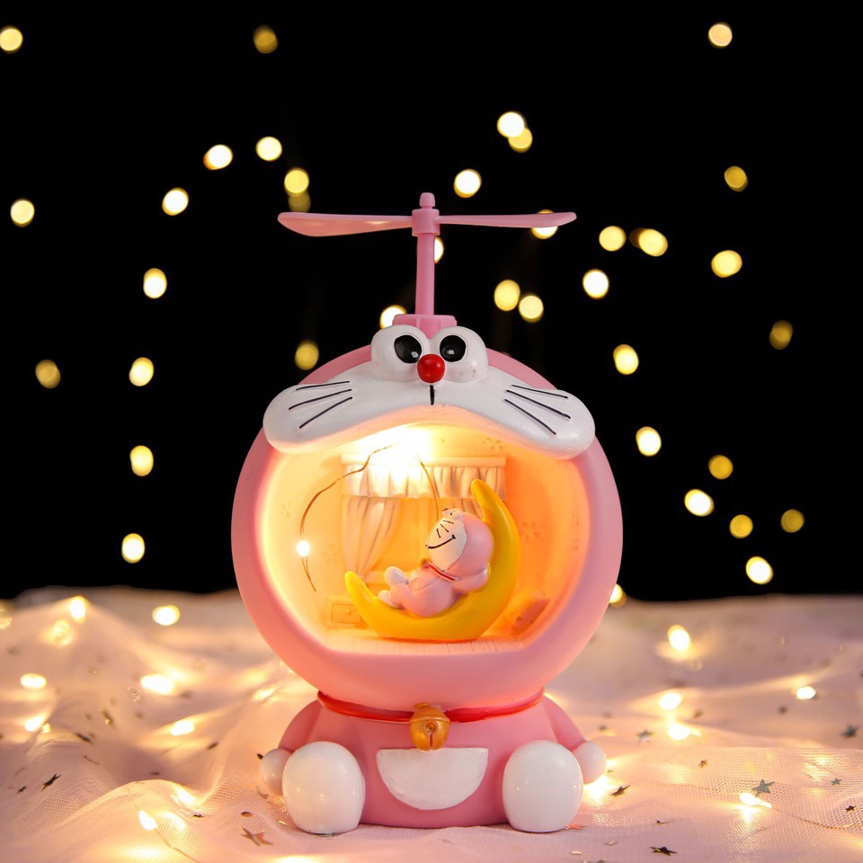 Creative cartoon blue little sting flying star lights money jar lights not desirable piggy bank to send children birthday gifts Moon pink