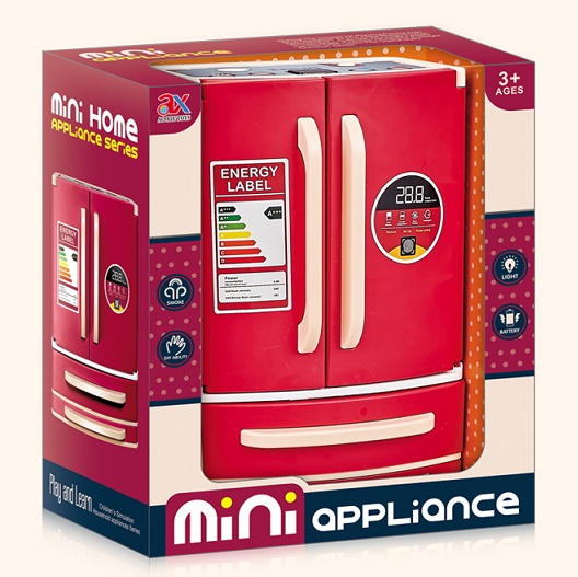 Simulation children play house toys Boys and girls furniture set toy spray light music refrigerator 6723a