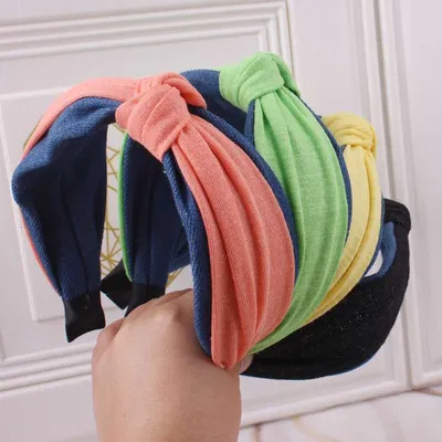 Denim Fluorescent Middle Knot