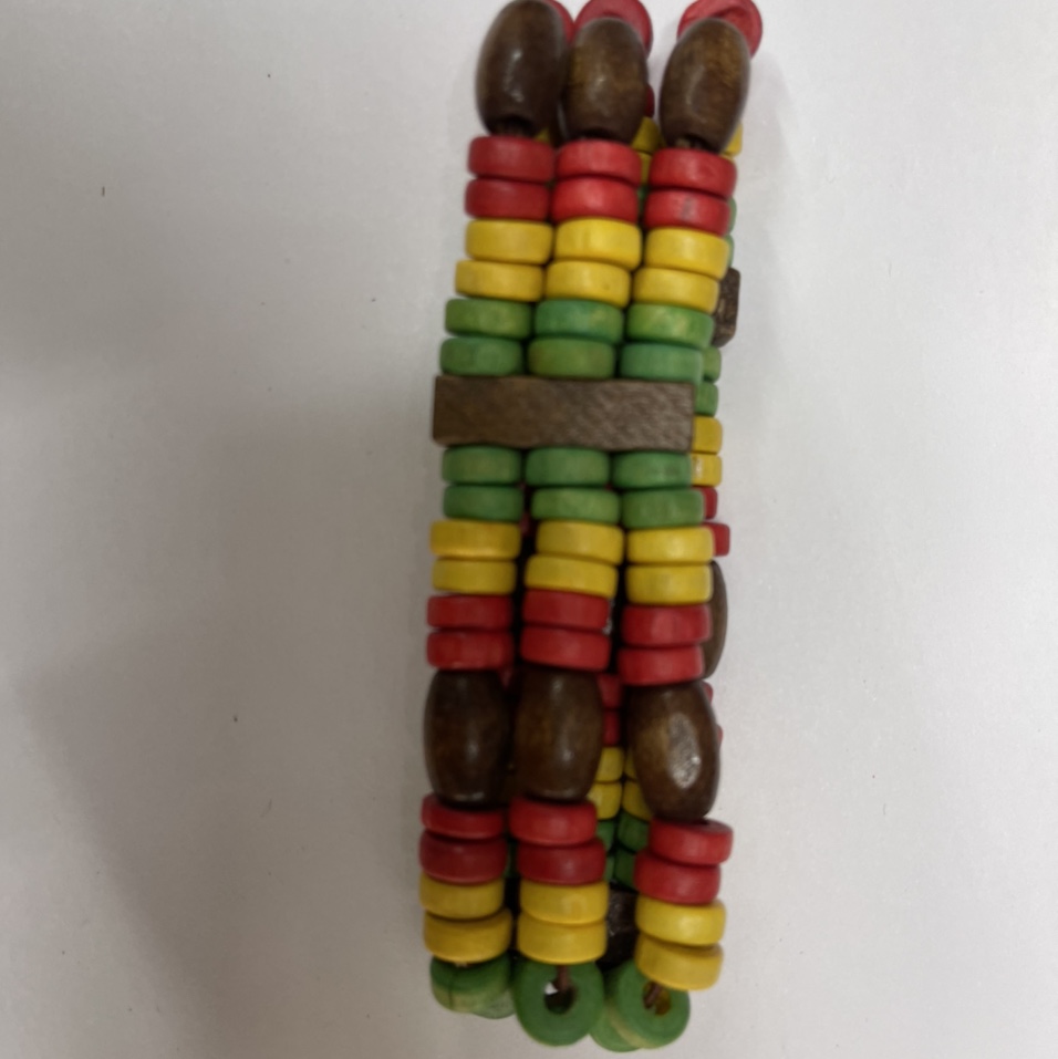 Wooden bead bracelet matching