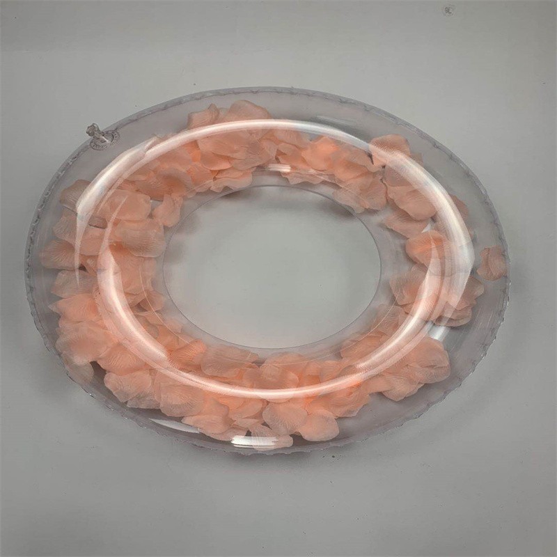 Wholesale of 60 cm popular petal swimming ring inflatable toys and water products from the manufacturer detail image 2