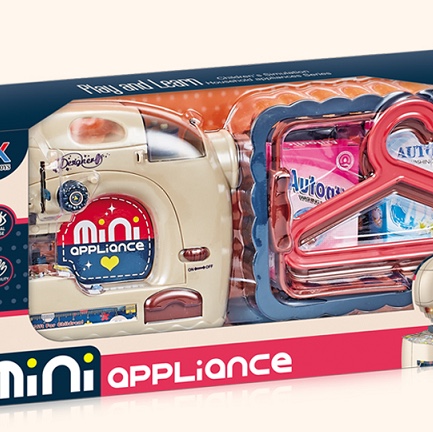 Simulation children play house toys Boy girl furniture set toys electric large sewing machine set