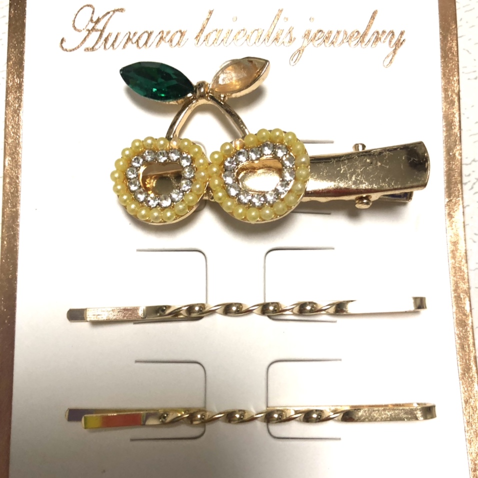 Korean version white diamond duckbill clip 141, large bangs hair clip, hair accessory, water diamond coil, hair clip, top clip, side clip, broken hair clip and hairpin set, three large pearls
