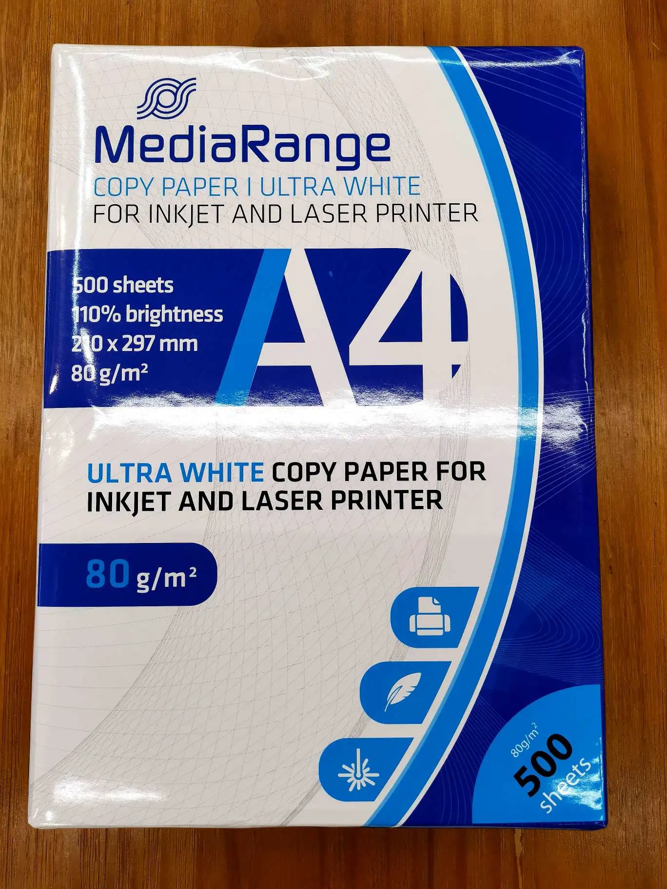 80g all-wood pulp A4 copy paper with coating can print color patterns, high-end high-definition documents and photos detail image 9