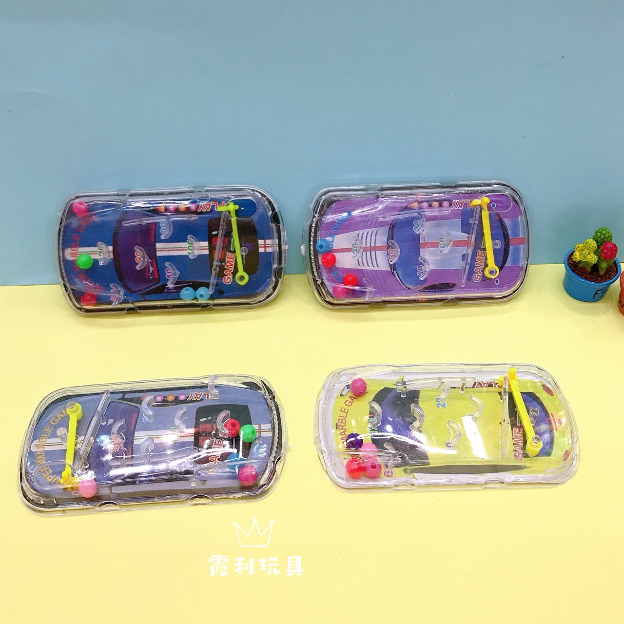 Car pinball board, children's plastic toy, gift gacha