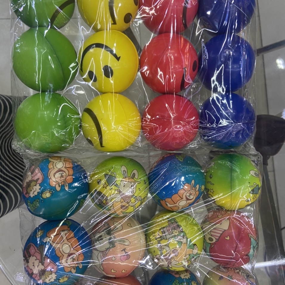 Venta directa de fábrica 6,3 cm mix mix 210 niñas niños juguetes esponja bola de espuma bolas para niños juguetes. 12/opp