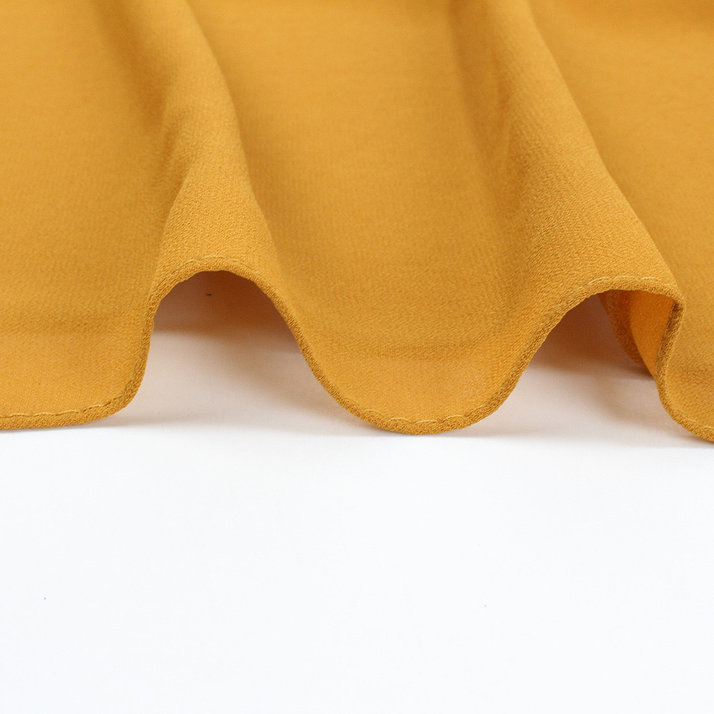 New single-color pleated pearl chiffon headscarf, solid-color natural pleated breathable women's headscarf wholesale detail image 2