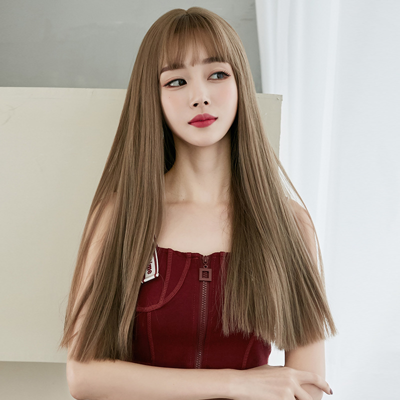 Long straight wig for ladies 11