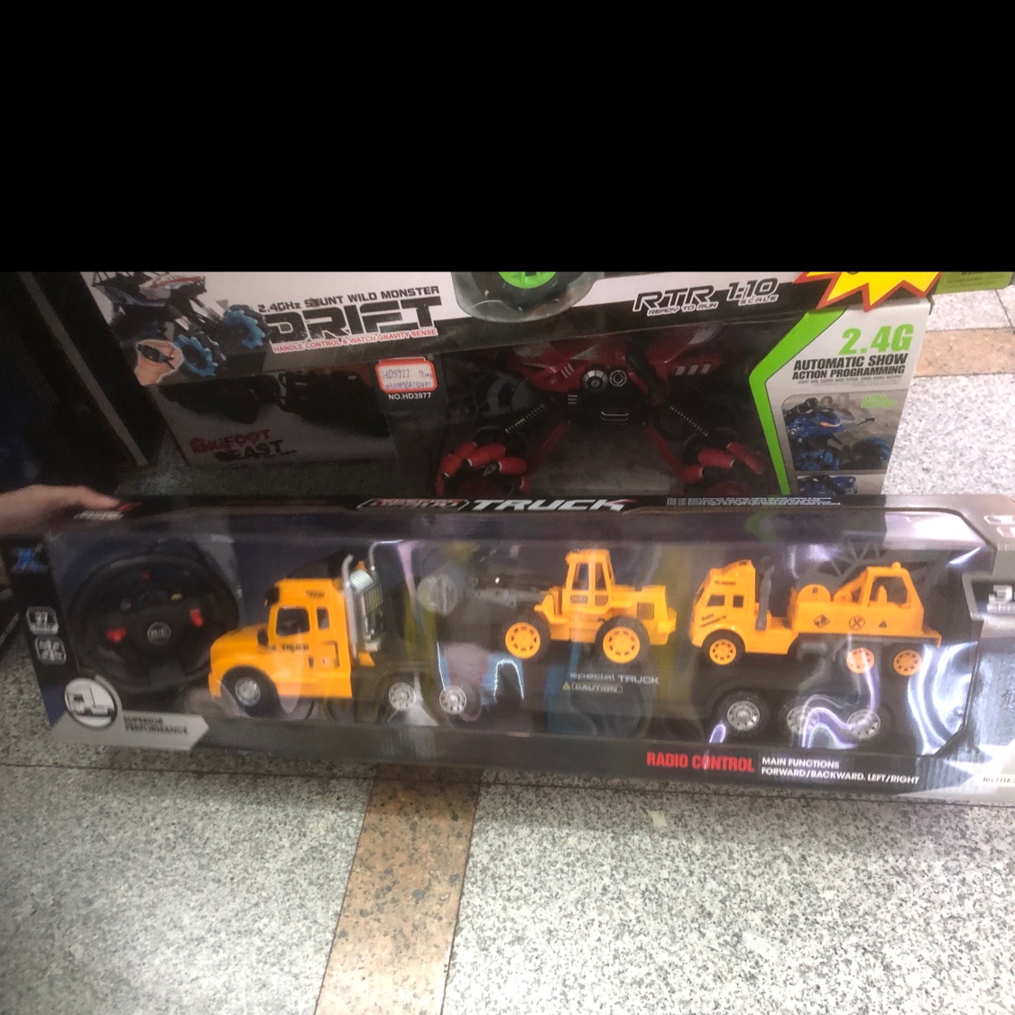 Remote-controlled toy car