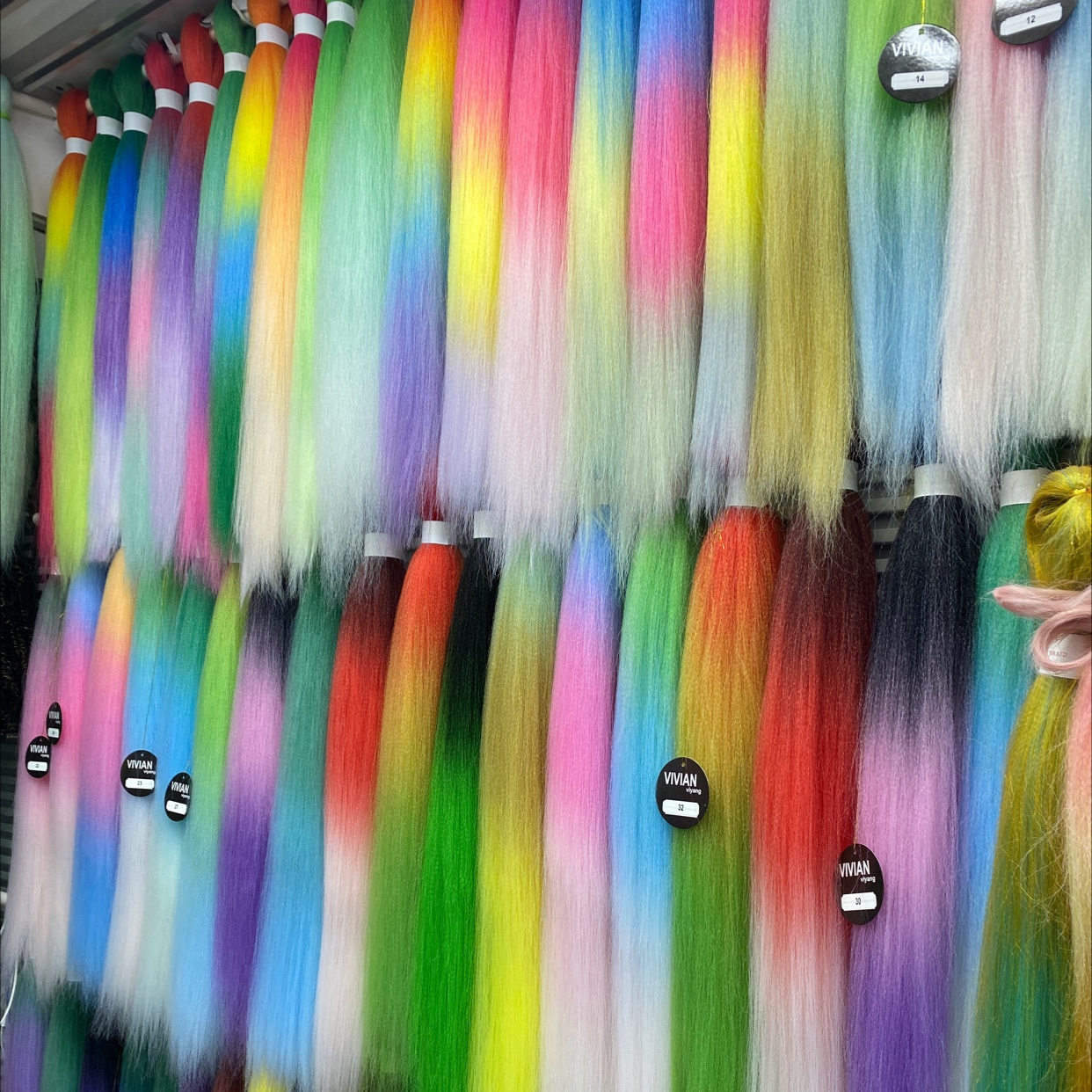 Colorful wig series products Specification image