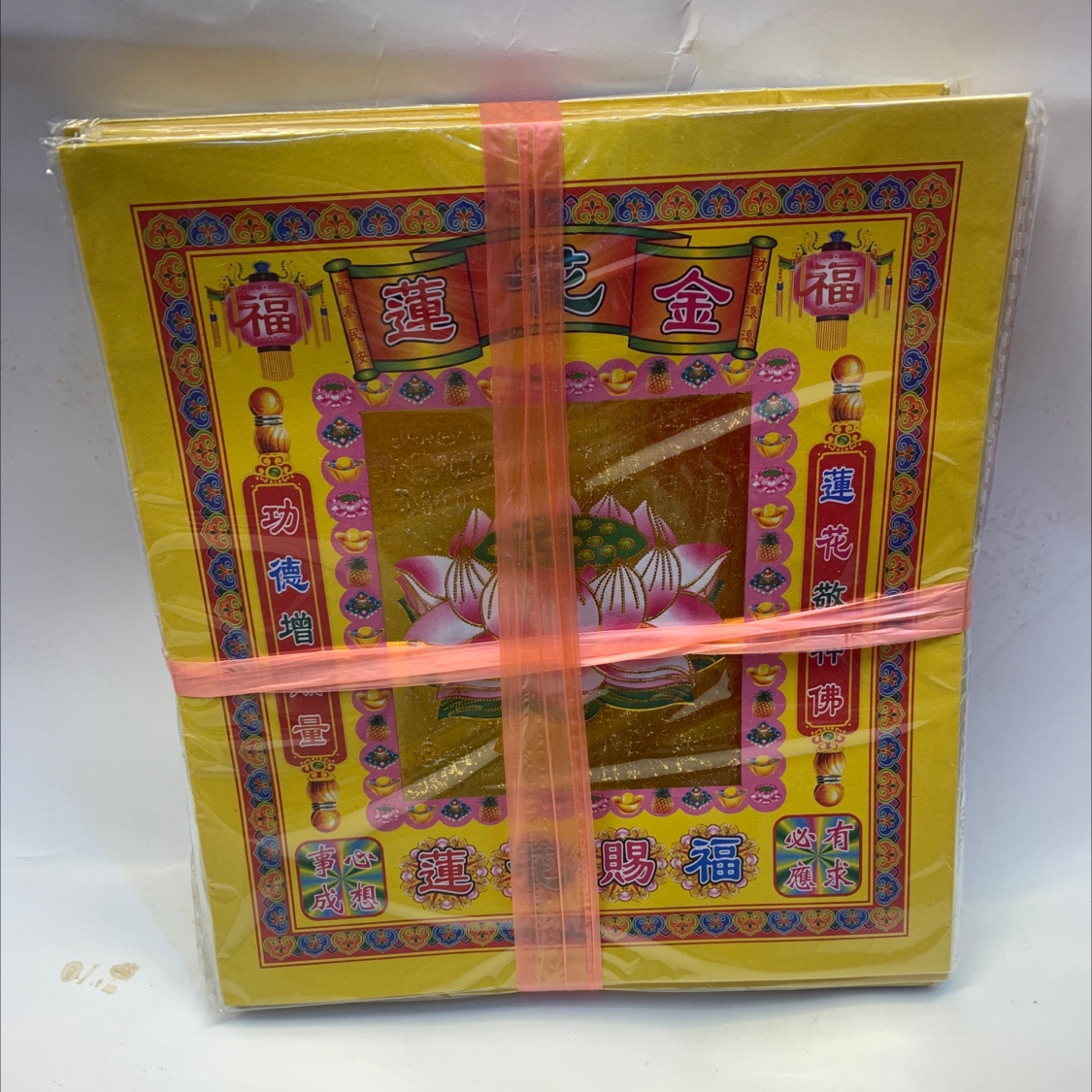 8-inch single-sided lotus gold details Picture