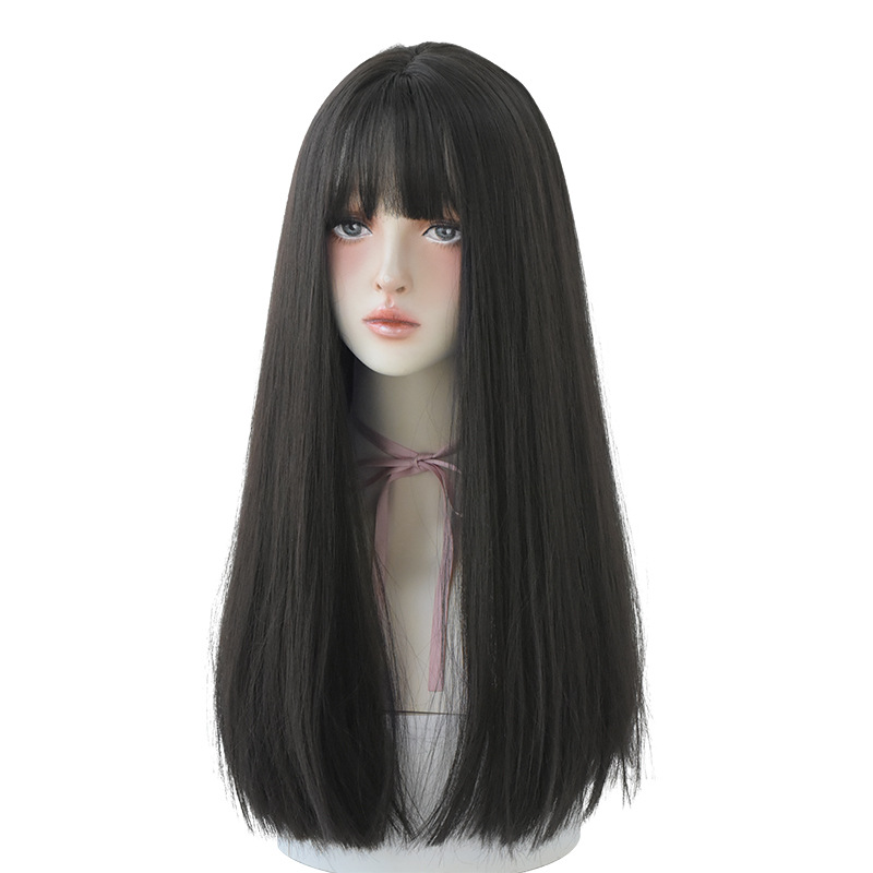 Long straight wig for ladies 7