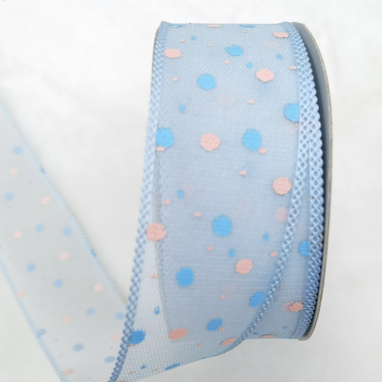 Gg2.5cm, Christmas, Toys, Clothing, Craft, Festival, Jewelry, Stationery, Cards, Packaging, All Kinds Of Factory Products Can Be Set Up, 100 Yards Of Mesh Double Size Point Blue