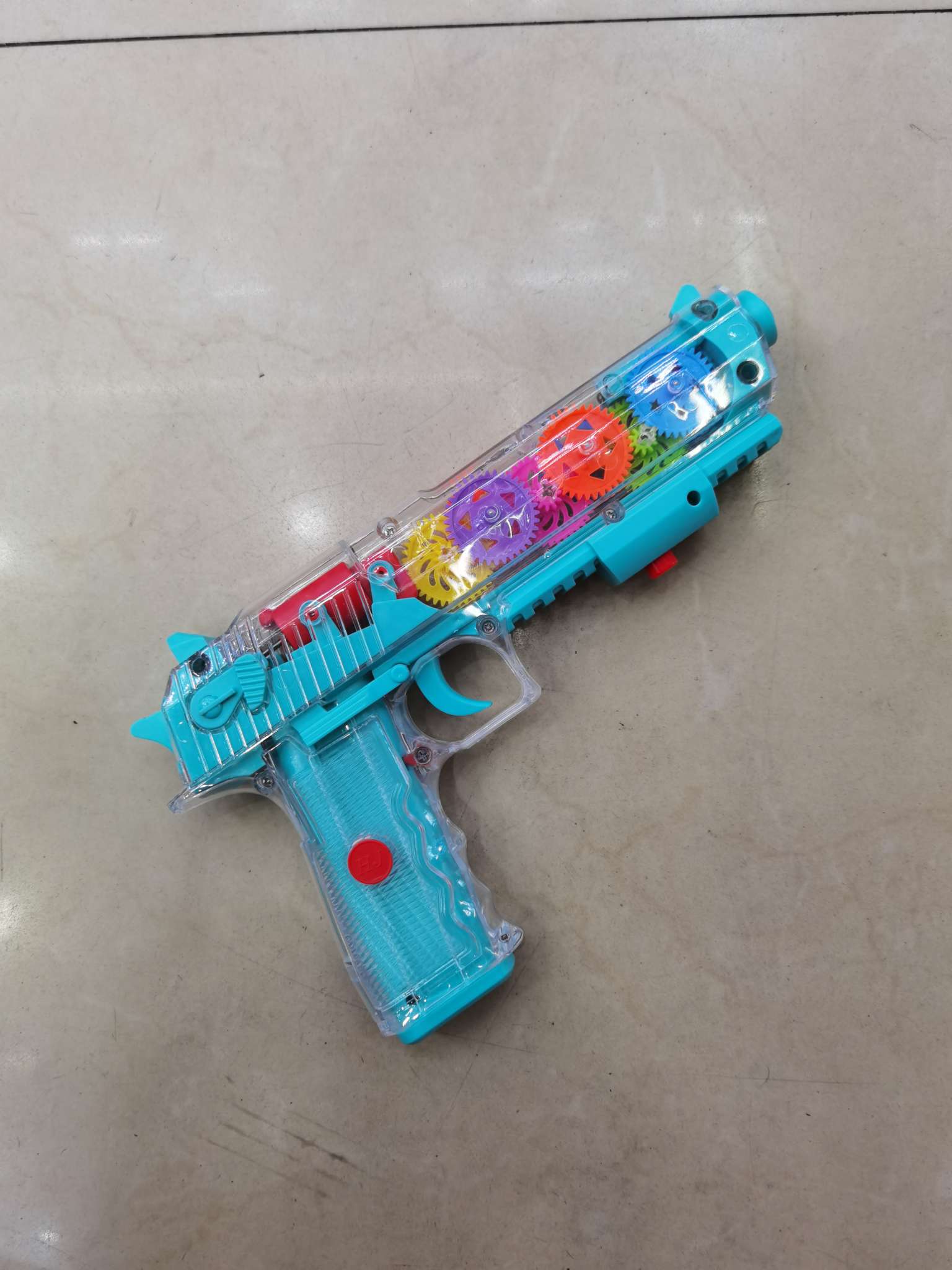 Transparent light music gear gun Application Scenario