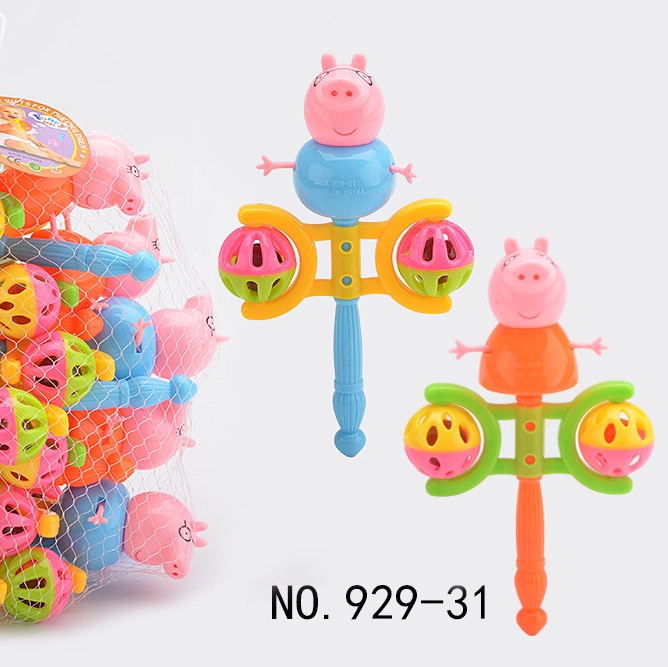 Newborn baby hand rattle stick hand grip Bitable grip training 0-3 2 months several months 4 Baby toys 031