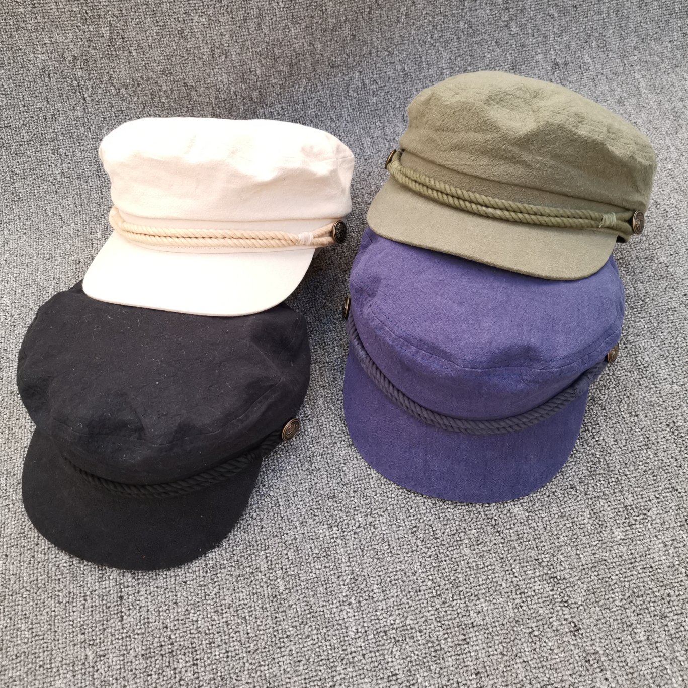Cotton And Linen Army Cap