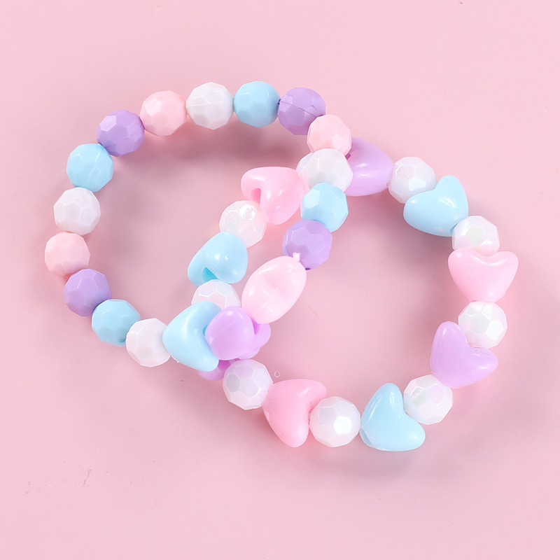 New cute children's bracelets, acrylic jewelry, multi-shaped colorful children's bracelets, direct supply from the manufacturer, customizable Item Picture