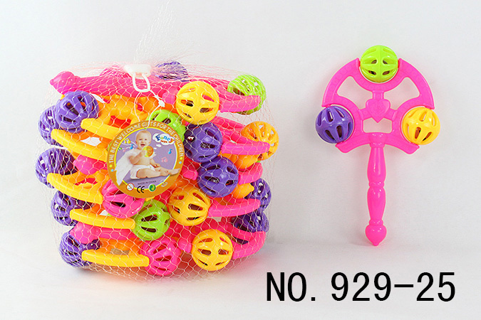 新生婴儿手摇铃棒手抓可咬抓握训练0-3两个月几个月4宝宝的玩具025白底实物图