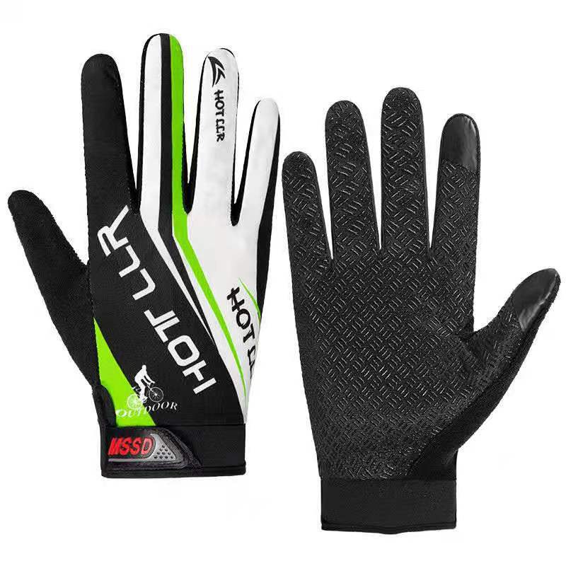 Sports long finger glove touch screen