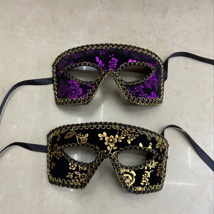 平头花纹眼罩
