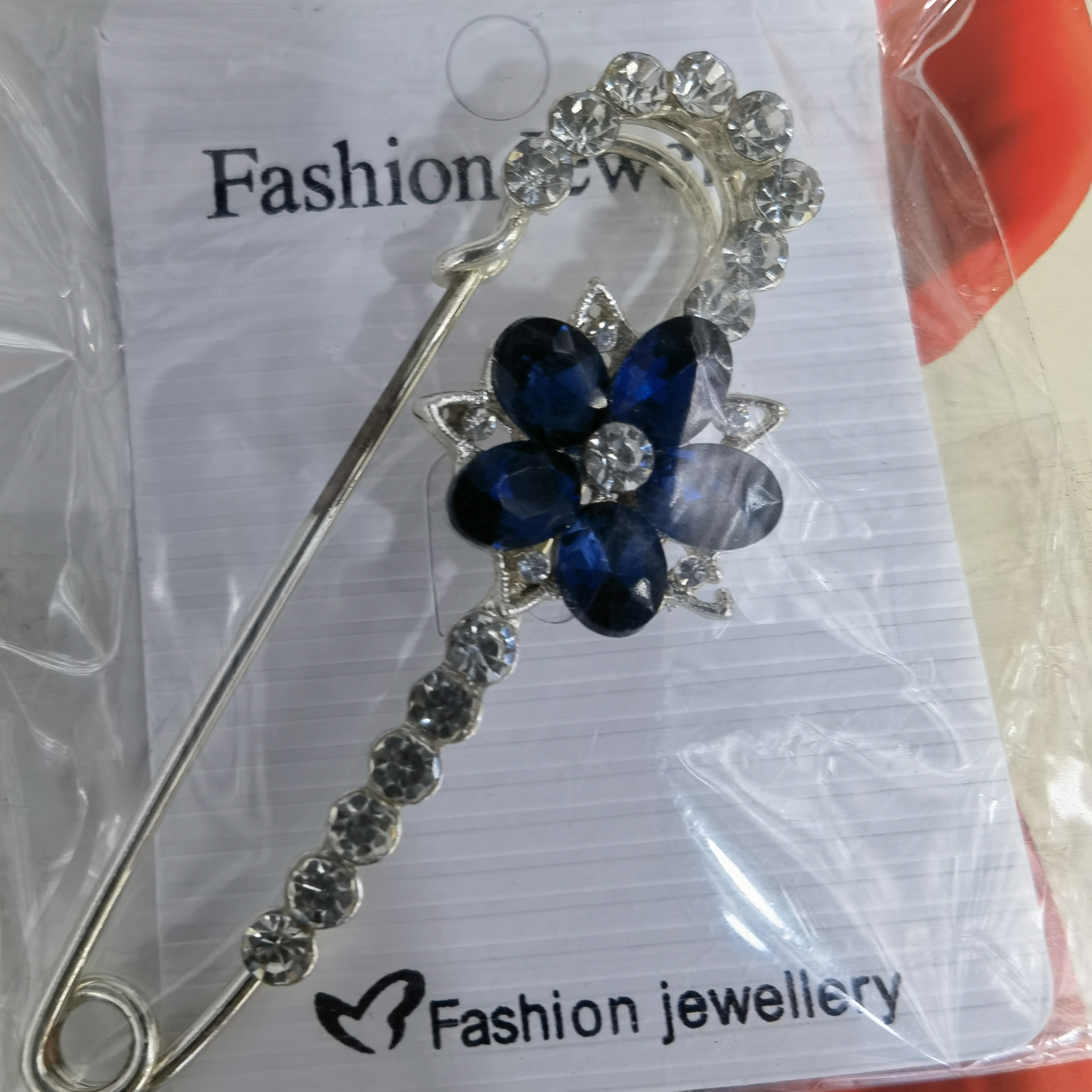 Glass pin sweater jacket accessories