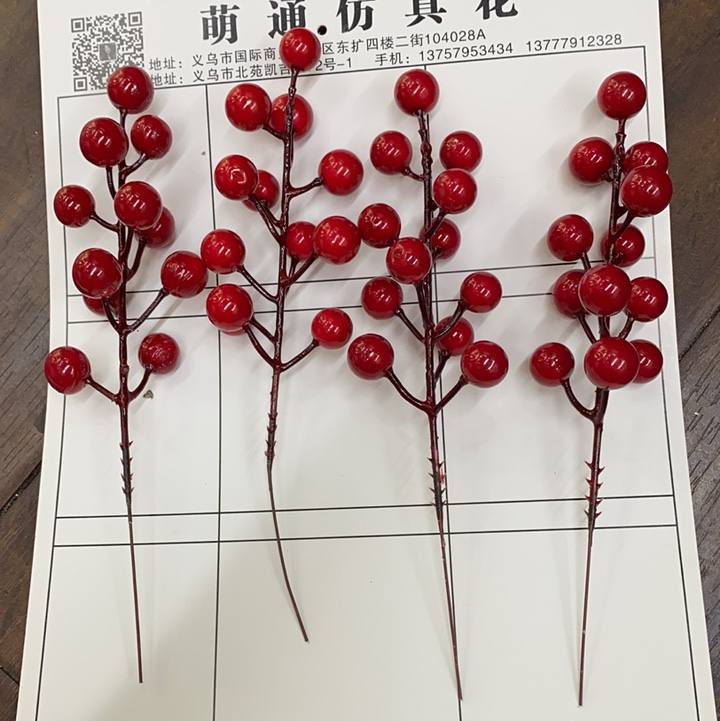 Red fruit 7 with iron wire 244123