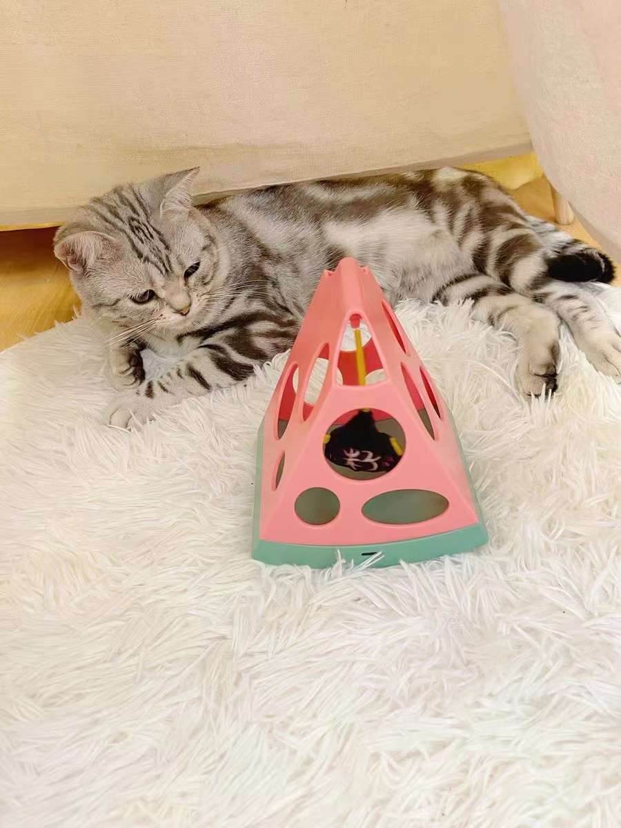 宠物用品！#FOFOS 魔力瓜瓜
『喵星人夏日标配——魔力瓜瓜🍉 』
魔力瓜瓜，FOFOS首款磁悬浮猫玩具！
磁场悬浮详情10