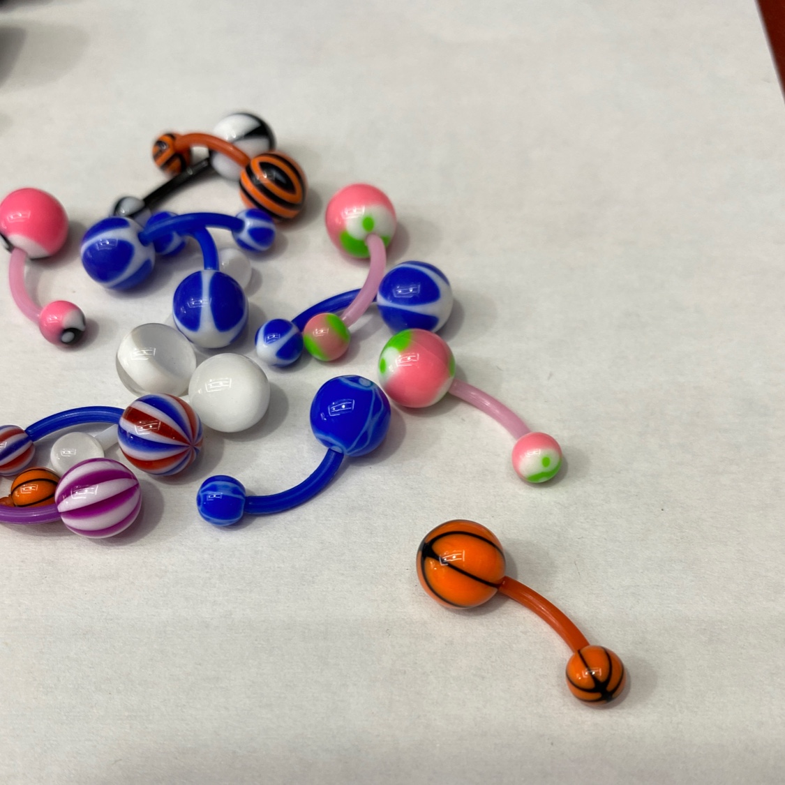 2021穿刺饰品新款潮流气质时尚亚克力肚脐钉饰品细节图