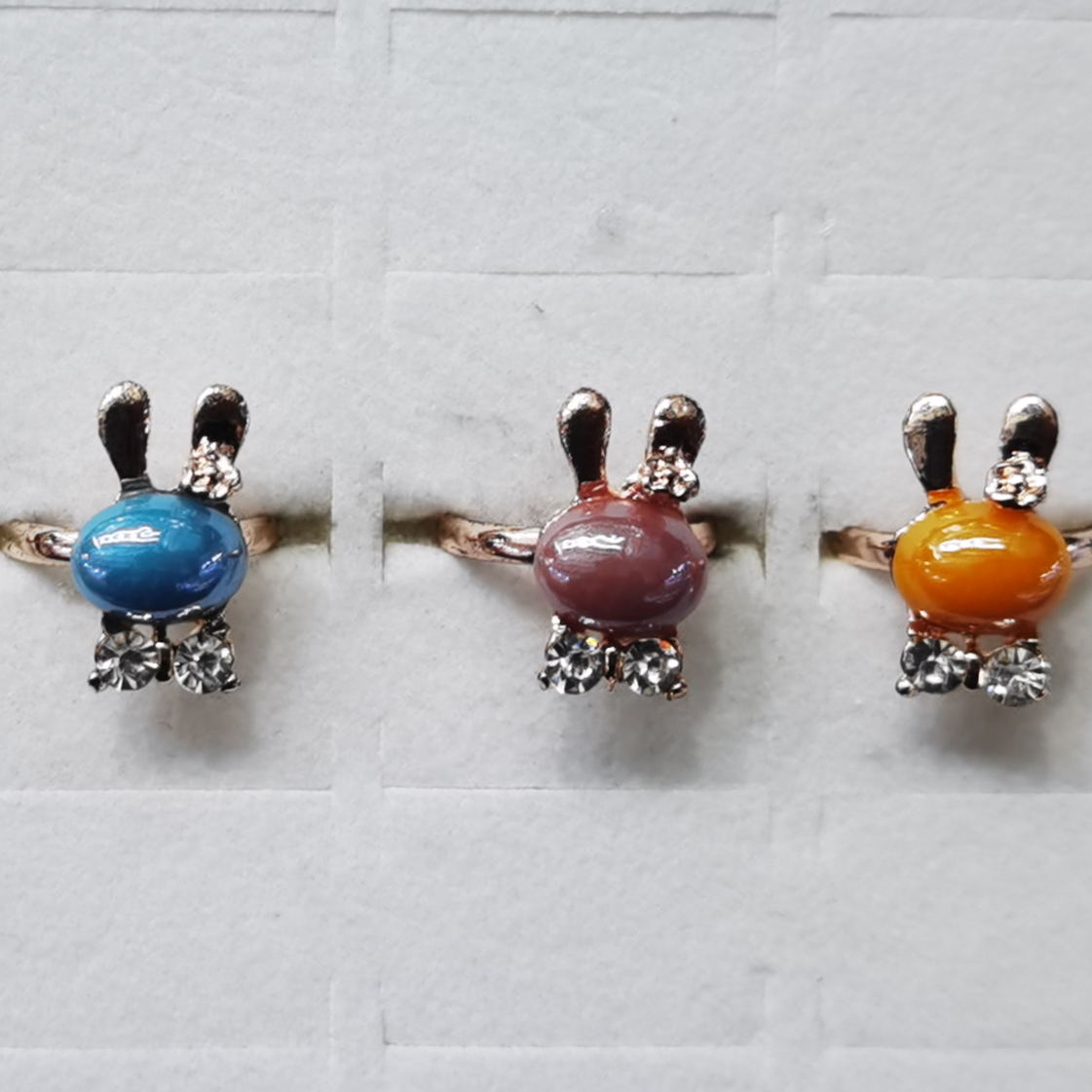 Fashion jewelry, rhinestone ring, Japanese and Korean fashion jewelry 076
